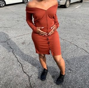 Long Sleeve Sweater Dress